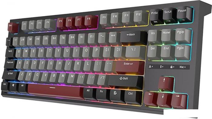 Клавиатура Royal Kludge RK-R87 RGB (черный, RK Blue)- фото2