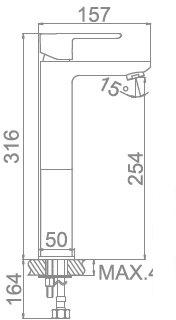 Смеситель Ledeme L1055-22- фото2