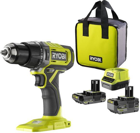 Ударная дрель-шуруповерт Ryobi RPD18-2C42S 5133005525 (с 2-мя АКБ 2 Ач+4 Ач, сумка)- фото