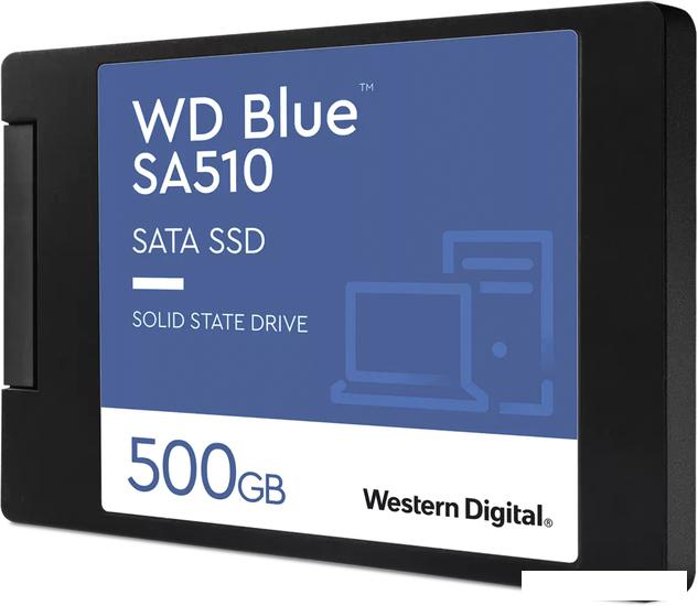 SSD WD Blue SA510 500GB WDS500G3B0A- фото3