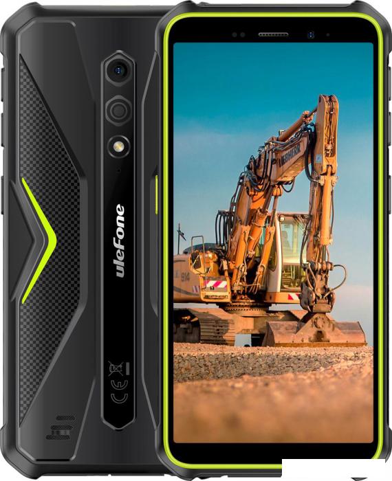 Смартфон Ulefone Armor X12 3GB/32GB (черный/зеленый)- фото