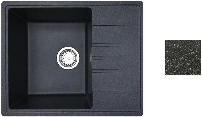 Кухонная мойка БелЭворс Mila L + смеситель W4998-3-22 (черный)- фото2