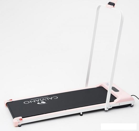 Электрическая беговая дорожка Calviano Slim Pink- фото2