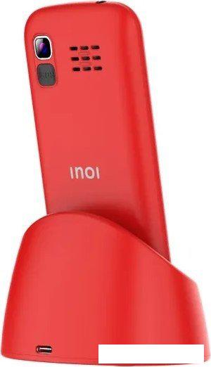 Телефон Inoi 148 Senior 4G (красный)- фото4