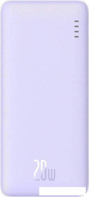 Внешний аккумулятор Baseus Airpow Fast Charge Power Bank 20W 10000mAh (сиреневый)- фото