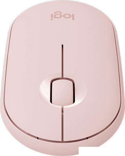 Мышь Logitech M350 Pebble (розовый)- фото3