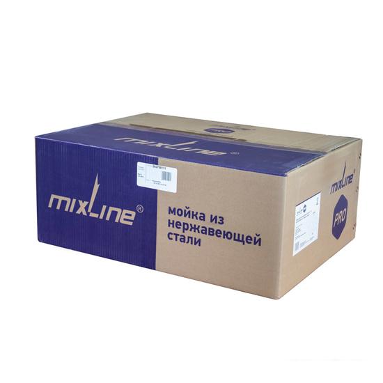 Кухонная мойка Mixline 548569 (черный графит, 3 мм)- фото4