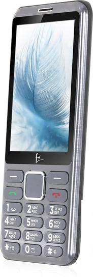 Кнопочный телефон F+ S350 (светло-серый)- фото2