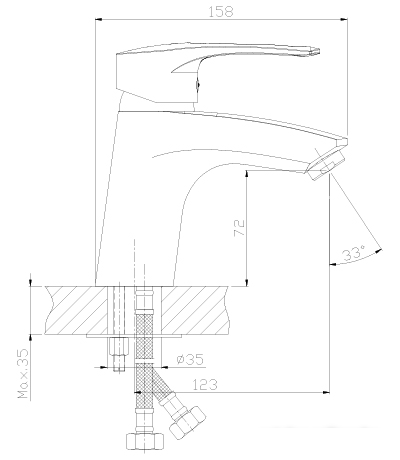 Смеситель Rossinka Silvermix T40-11- фото2