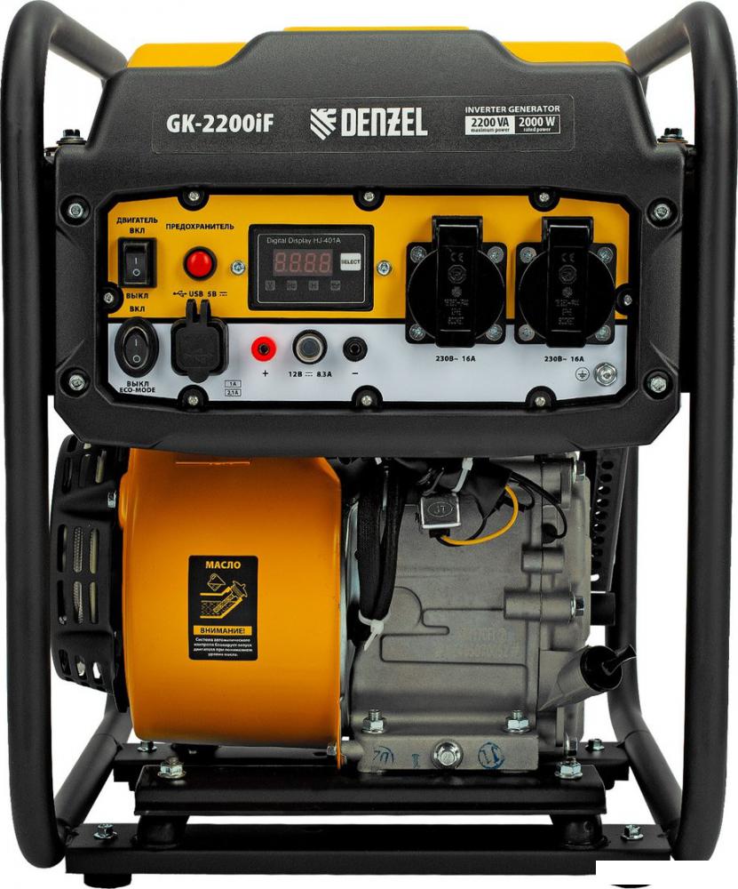 Бензиновый генератор Denzel GK-2200iF- фото4