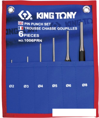Набор выколоток King Tony 1006PRN (6 предметов)