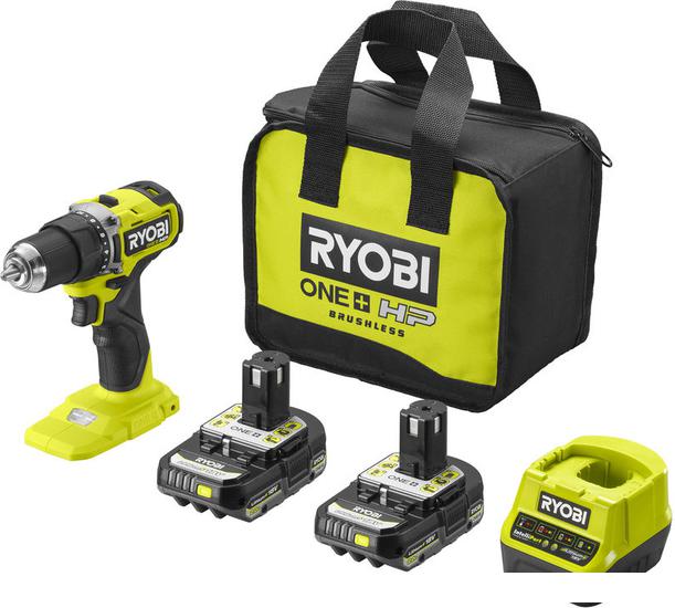 Дрель-шуруповерт Ryobi HP RDD18C-220S 5133004980 (с 2-мя АКБ)- фото