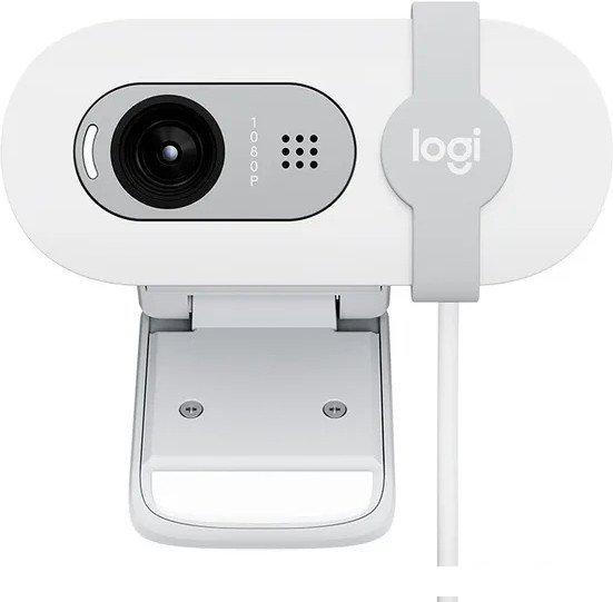 Веб-камера Logitech Brio 100 (белый)- фото