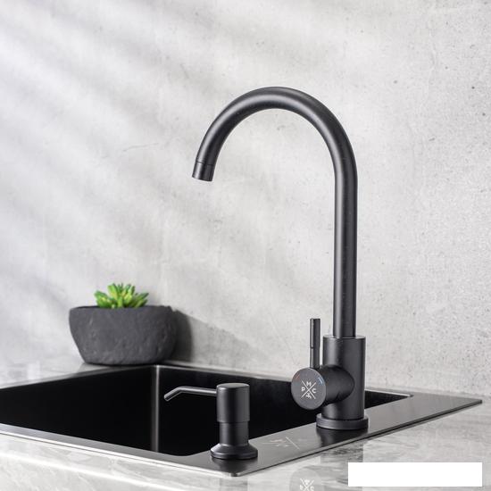 Смеситель РМС SUS124BLK-017F- фото2