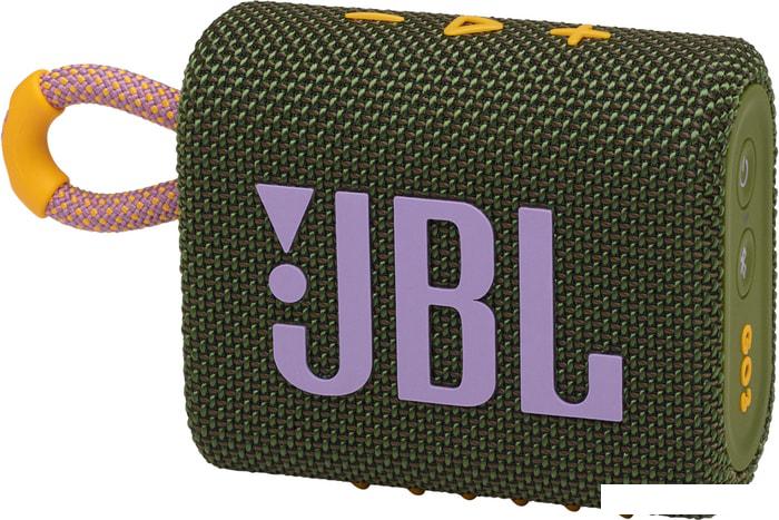Беспроводная колонка JBL Go 3 (зеленый)- фото