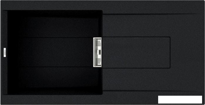 Кухонная мойка Elleci Smart 480 Black K86- фото