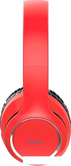 Наушники Hoco W28 (красный)- фото