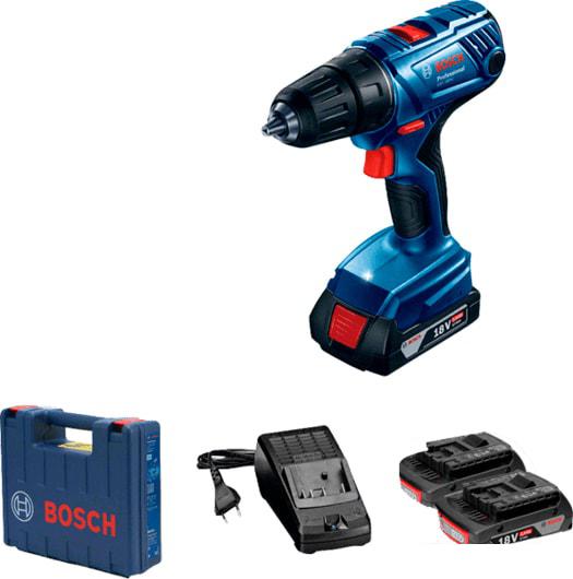 Дрель-шуруповерт Bosch GSR 180-LI Professional 06019F8123 (с 2-мя АКБ, кейс)- фото2