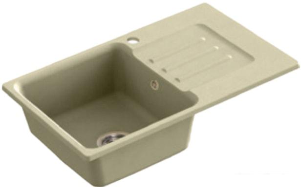 Кухонная мойка GranFest SMART GF-SM680L (бежевый)- фото