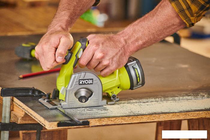 Дисковая (циркулярная) пила Ryobi R18MMS-0 (без АКБ)- фото3