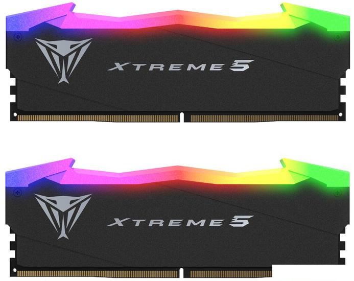 Оперативная память Patriot Xtreme 5 2x16ГБ DDR5 7800МГц PVXR532G78C38K- фото