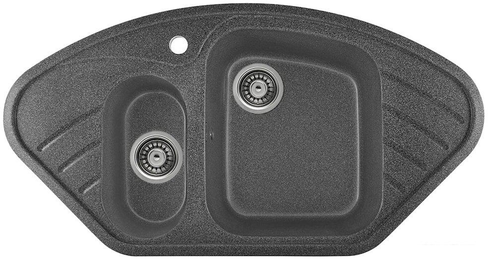 Кухонная мойка Gerhans E02 (графит)