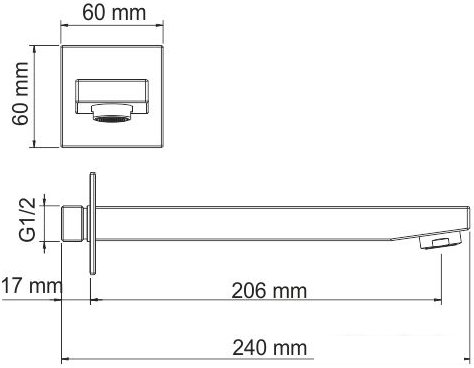 Излив Wasserkraft A091- фото2