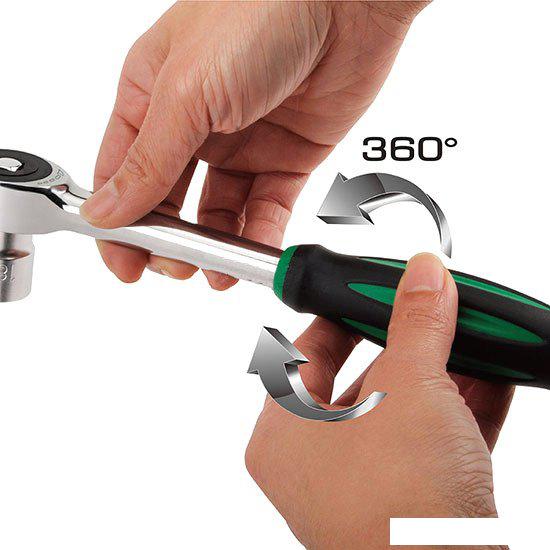 Трещотка дисковая Toptul CJTV1224- фото3