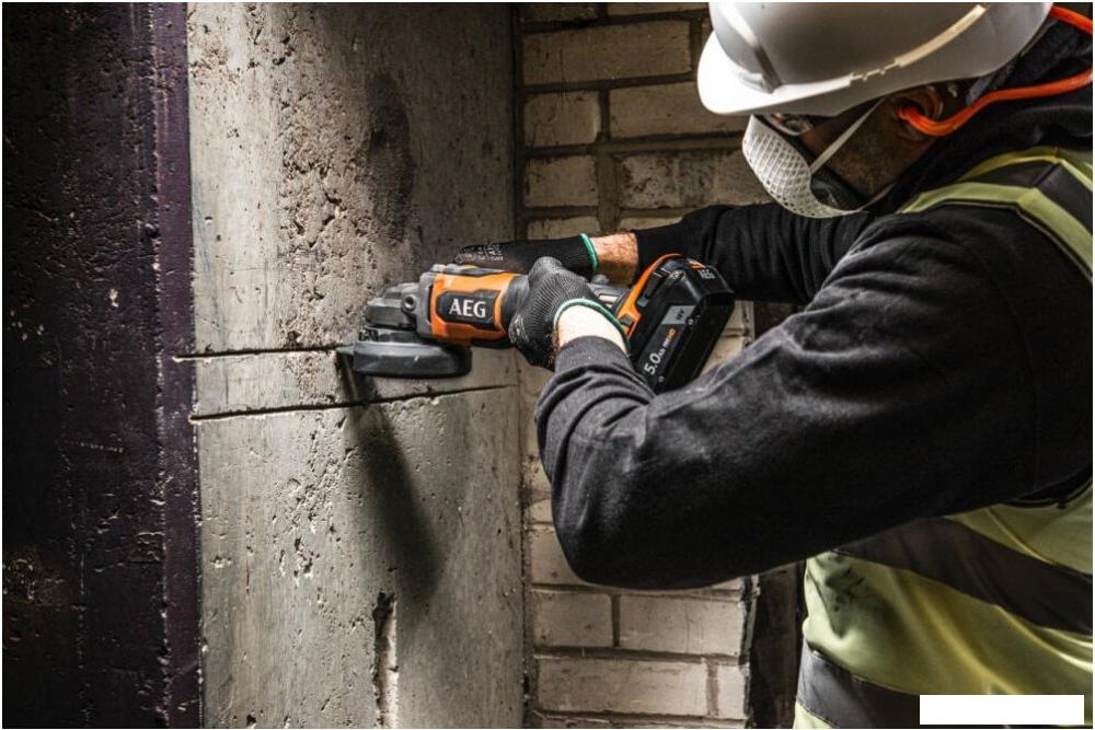 Угловая шлифмашина AEG Powertools BEWS18-115BLPX2-0 4935480856 (без АКБ)- фото4