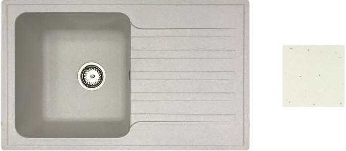 Кухонная мойка БелЭворс Styl L (белый, без сифона)- фото
