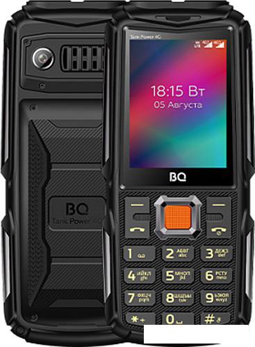 Кнопочный телефон BQ BQ-2410L Tank Power 4G (черный)- фото