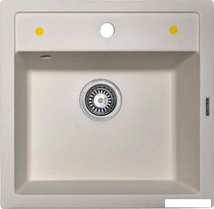Кухонная мойка Ecoshtein Platz 515 (жасмин)- фото