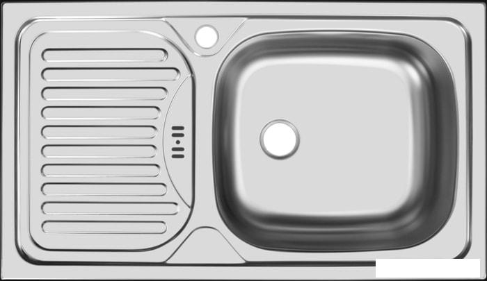 Кухонная мойка Ukinox CLM760.435 GW6K 1R (с сифоном)- фото