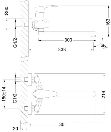 Смеситель Lemark Linara LM0451C- фото2