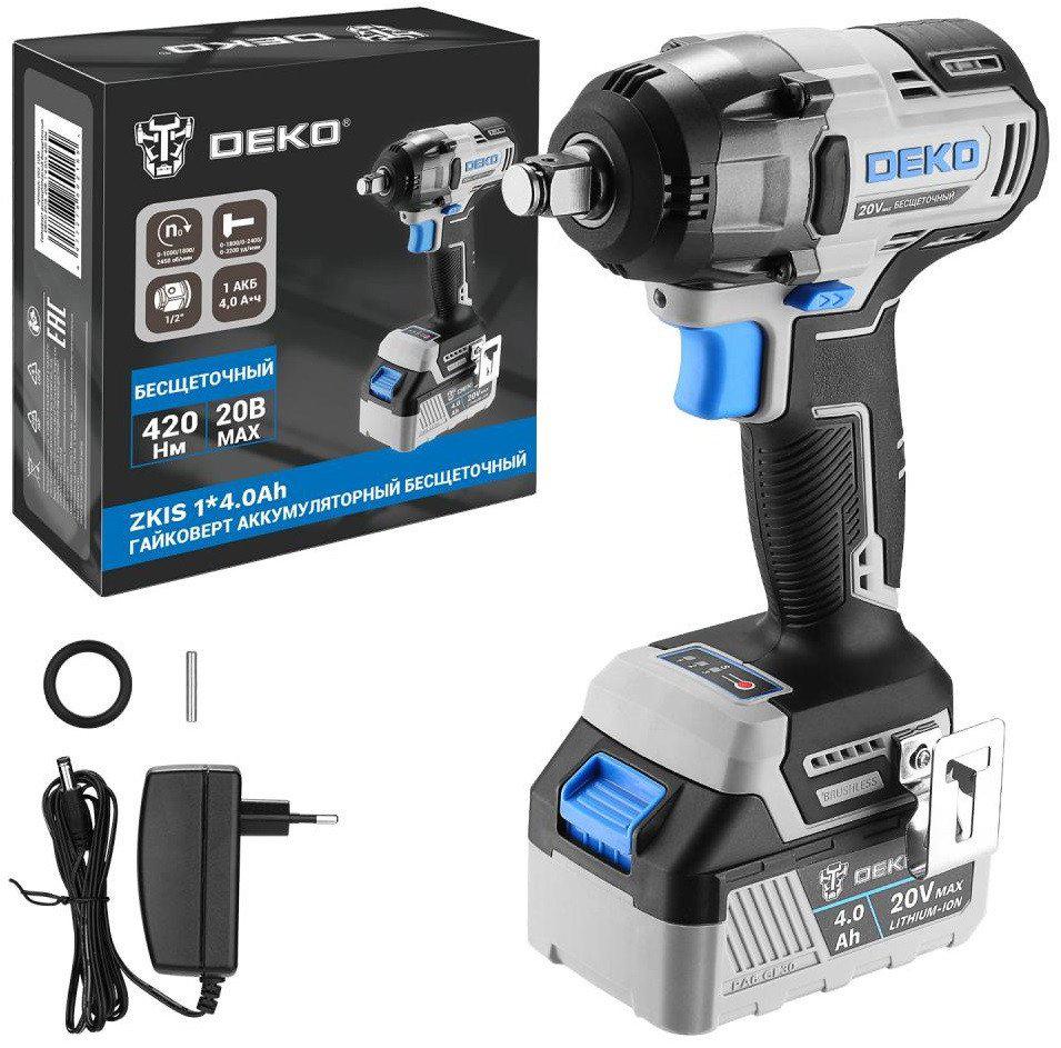 Гайковерт Deko ZKIS Set 083-1084 (с 1-им АКБ)- фото