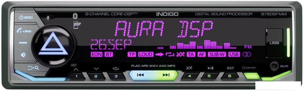 USB-магнитола Aura Indigo-878DSP MKII