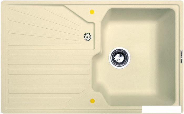 Кухонная мойка Zigmund & Shtain Kaskade 800 (молодое шампанское)- фото