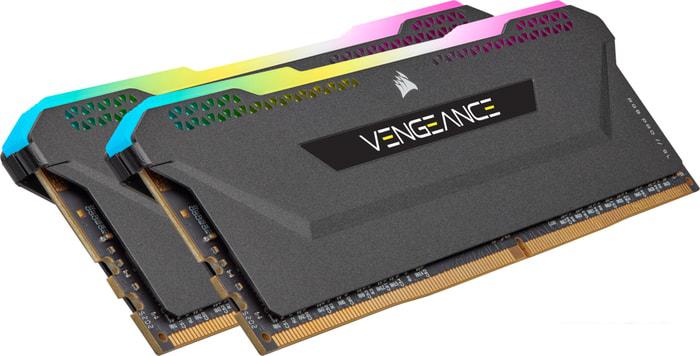 Оперативная память Corsair Vengeance RGB PRO SL 2x16GB DDR4 PC4-28800 CMH32GX4M2D3600C18- фото2