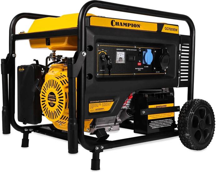 Бензиновый генератор Champion GG7001EW- фото3