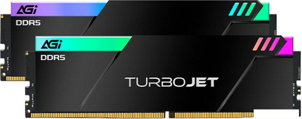 Оперативная память AGI Turbojet RGB 2x16ГБ DDR5 7200 МГц AGI7APC16UD858- фото