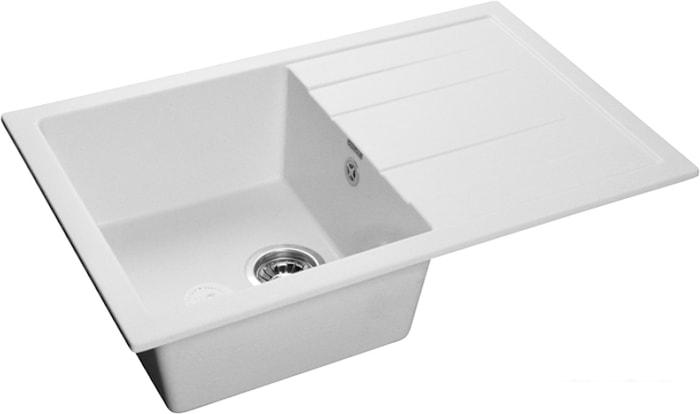 Кухонная мойка GranFest Quadro GF-Q780L (иней)- фото