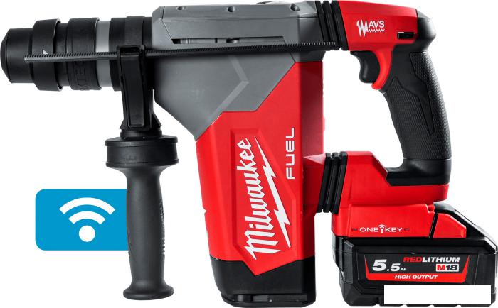 Перфоратор Milwaukee M18 FUEL M18ONEFHPX-552X 4933478496 (с 2-мя АКБ, кейс)- фото2