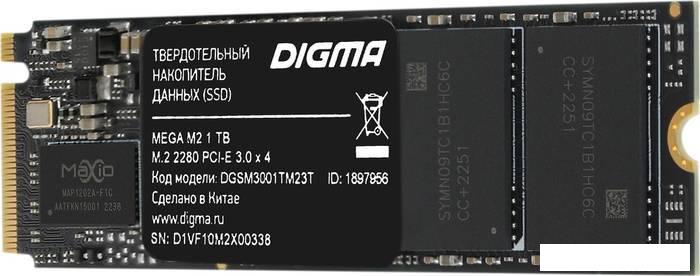 SSD Digma Mega M2 1TB DGSM3001TM23T- фото4