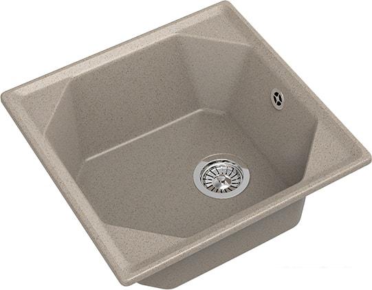 Кухонная мойка GranFest GF-U-500 (песочный)- фото