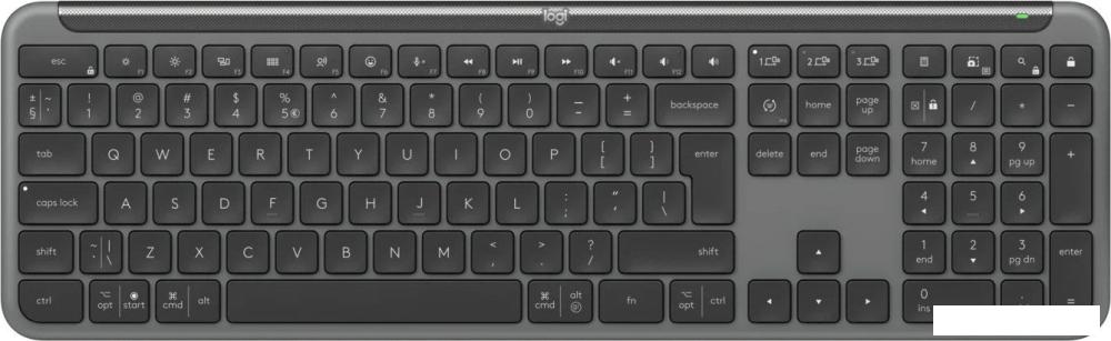 Клавиатура Logitech Signature Slim K950 920-012434 (графитовый, нет кириллицы)