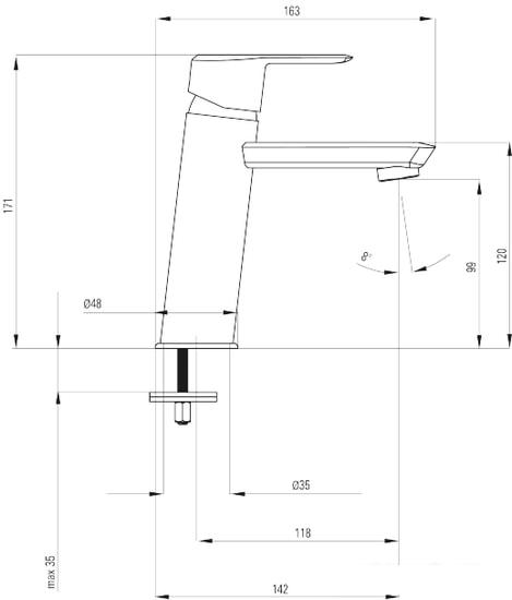 Смеситель Deante Arnika BQA Z20K- фото2
