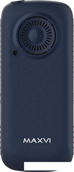 Кнопочный телефон Maxvi B21ds (синий)- фото3