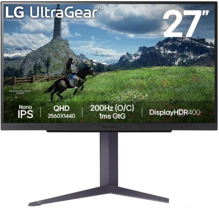 Игровой монитор LG UltraGear 27GS85Q-B- фото
