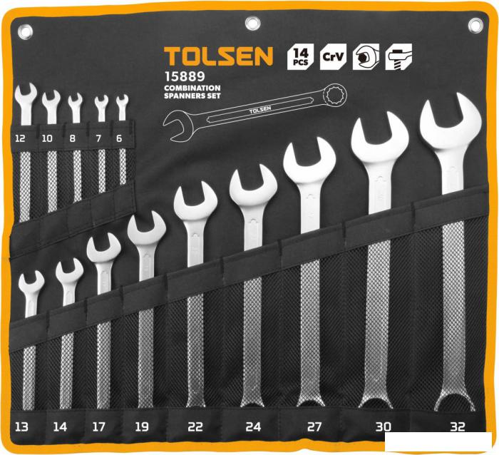 Набор ключей Tolsen TT15889 (14 предметов)