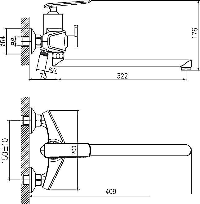 Смеситель Haiba HB22548-8- фото2